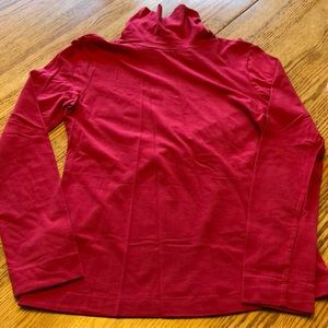 Nic & Zoe mock neck long sleeve shirt size small